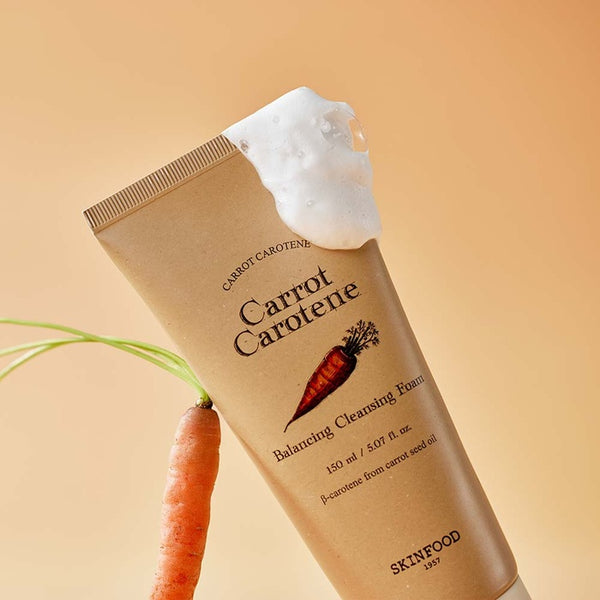 SKINFOOD Carrot Carotene Balancing Cleansing Foam . 스킨푸드 캐롯 카로틴 밸런싱 클렌징 폼