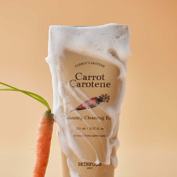 SKINFOOD Carrot Carotene Balancing Cleansing Foam . 스킨푸드 캐롯 카로틴 밸런싱 클렌징 폼