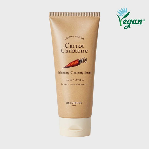 SKINFOOD Carrot Carotene Balancing Cleansing Foam . 스킨푸드 캐롯 카로틴 밸런싱 클렌징 폼