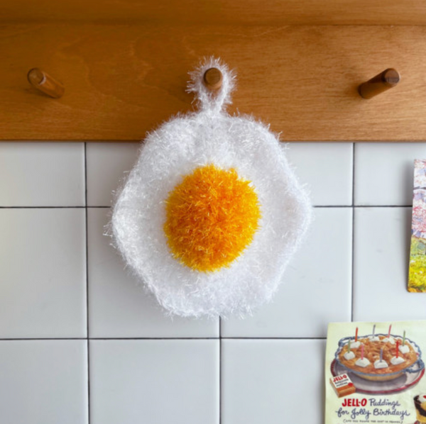 Brunch Knitted Dish Scrub. 브런치 뜨개 수세미