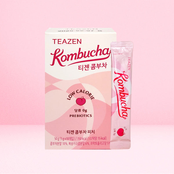 Teazen Kombucha Peach Flavor . 티젠 콤부차 복숭아맛