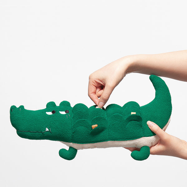 Lazy Crocodile nosework toy . 레이지 크로커다일 노즈워크 토이